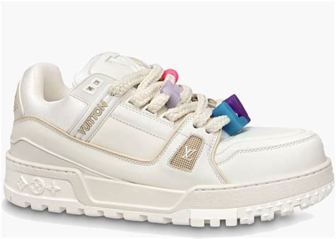 lv trainer maxi white|Lv maxi trainers.